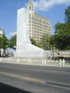 View NE -- location of Cenotaph
